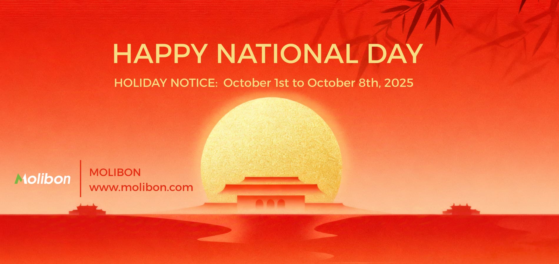 Calendrier de la Fête Nationale 2025 de Molibon