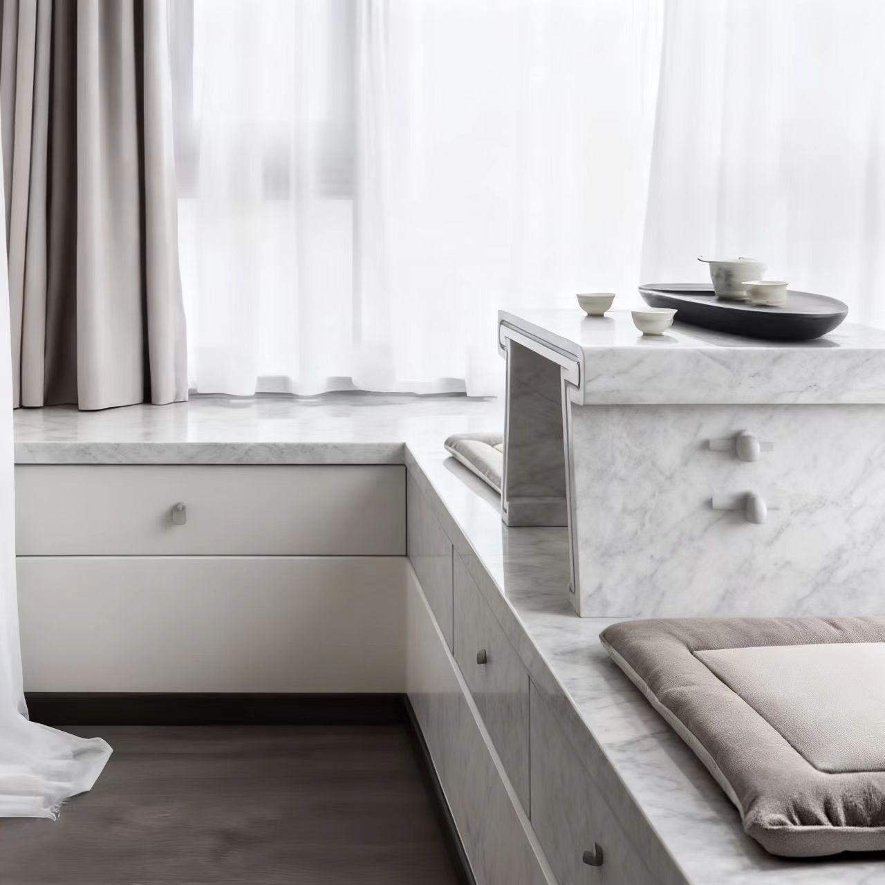 Glue for Bedroom Bay Window Nightstand