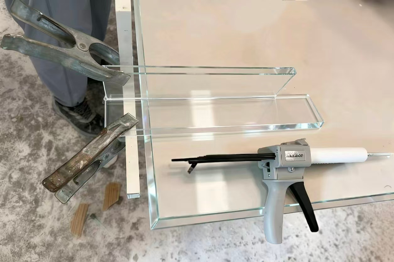 Acrylic Sheet Right Angle Clamp Fixing