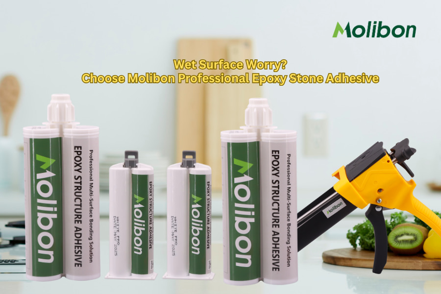 Adhésif structural époxy : test d'adhérence sur pierre humide